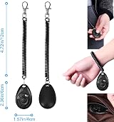 Diyife Dog Clicker 2 Pack Black Green with Wrist Strap Training Clickers view 6
