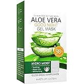 Redcool Good Night Gel Face Mask, Aloe Vera Overnight Face Mask for Hydrating & Moisturizing, Soothing Sleeping Face Masks, No-Rinse Overnight Mask for All Skin Types