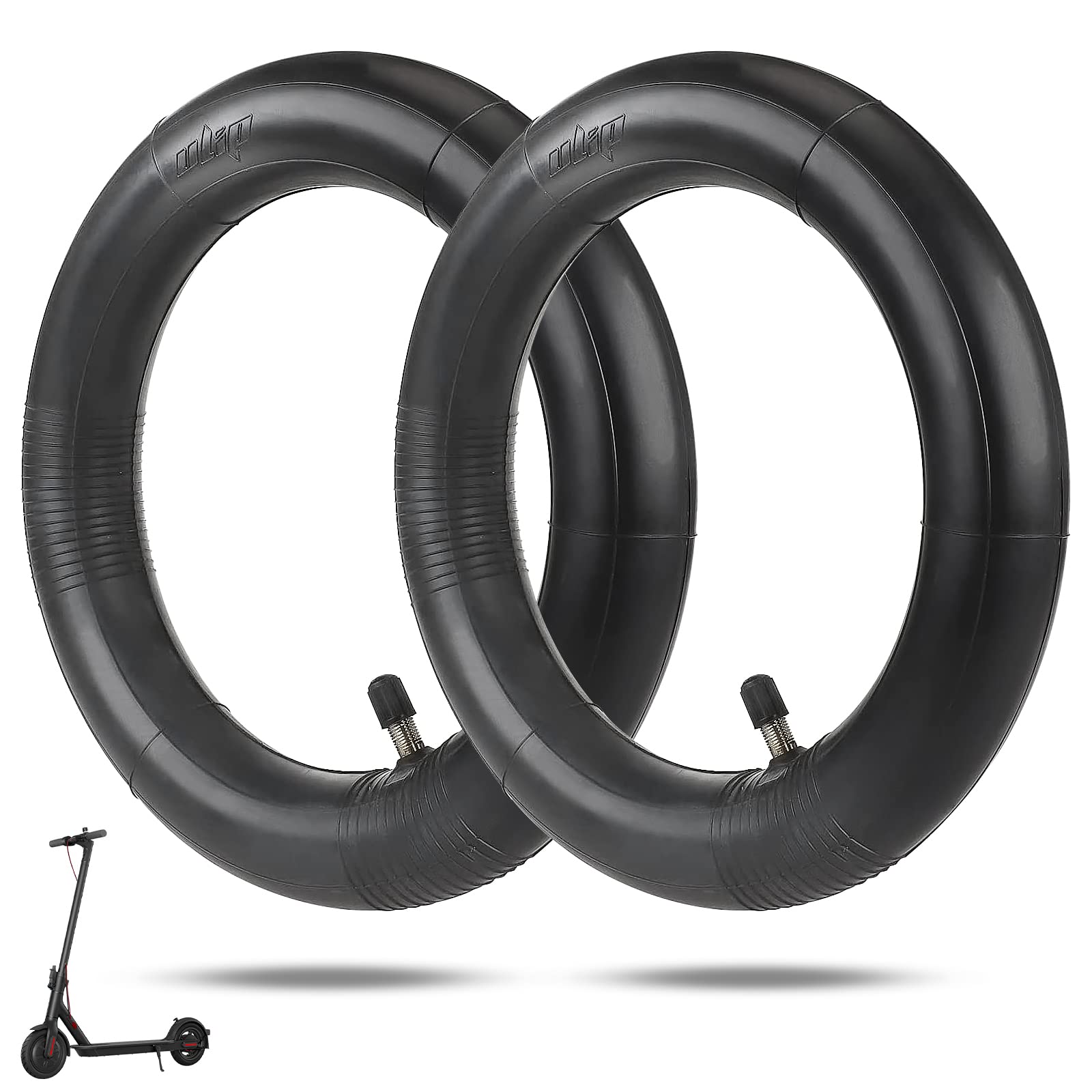 VOLOHAS 10 Inch Inner Tube 10 x 2 for Xiaomi M365 for Mi 3 for ninebot max g30/ g30d/ g30d 2 Electric Scooter Modification Compatible with 10 Inch Tyre for Ninebot F20D F25D F30D F40D (2 PCS)