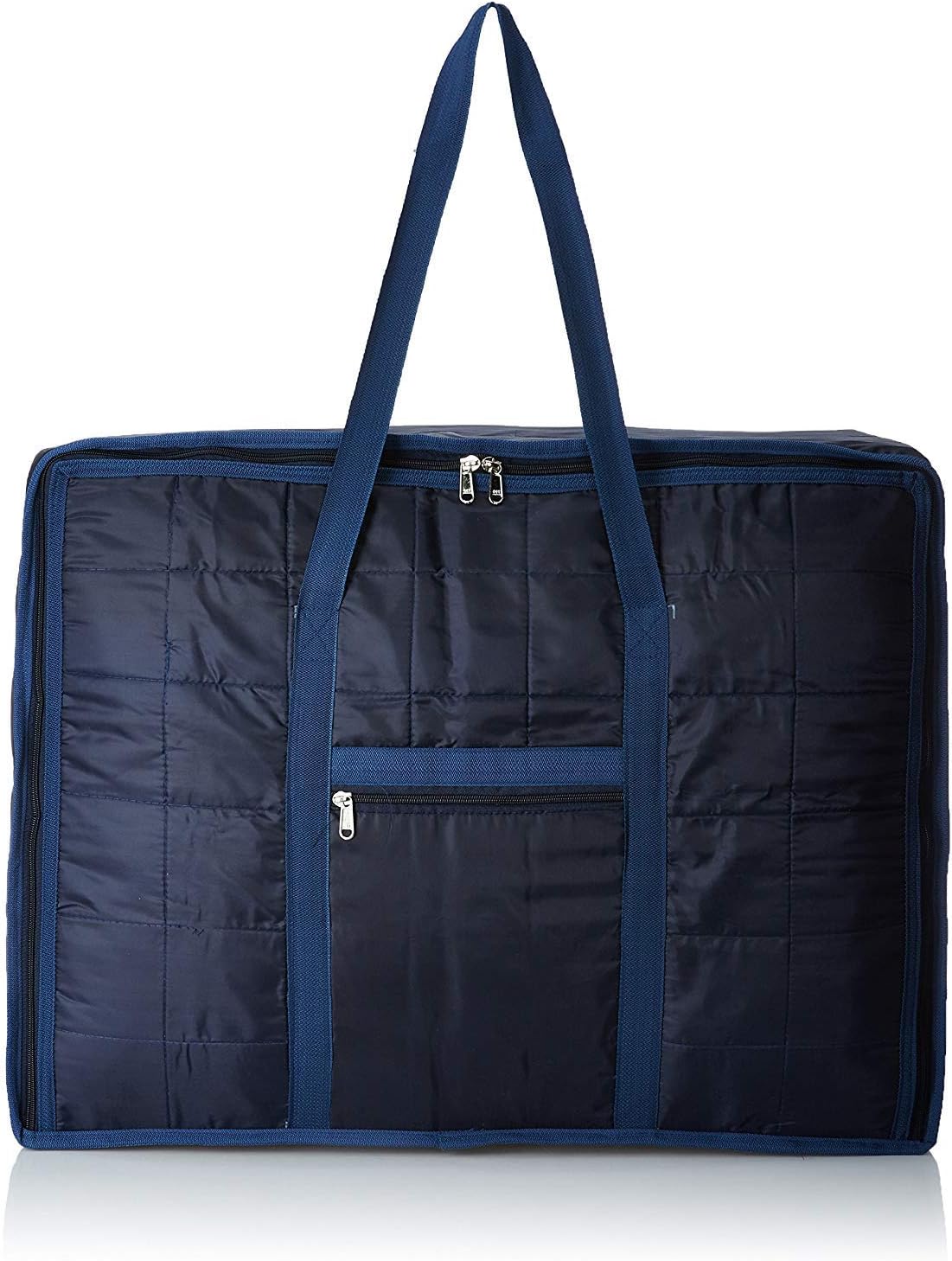RK Brand Jumbo Blanket Cum Suitcase Bag In parachute Material (Large, Navy Blue)