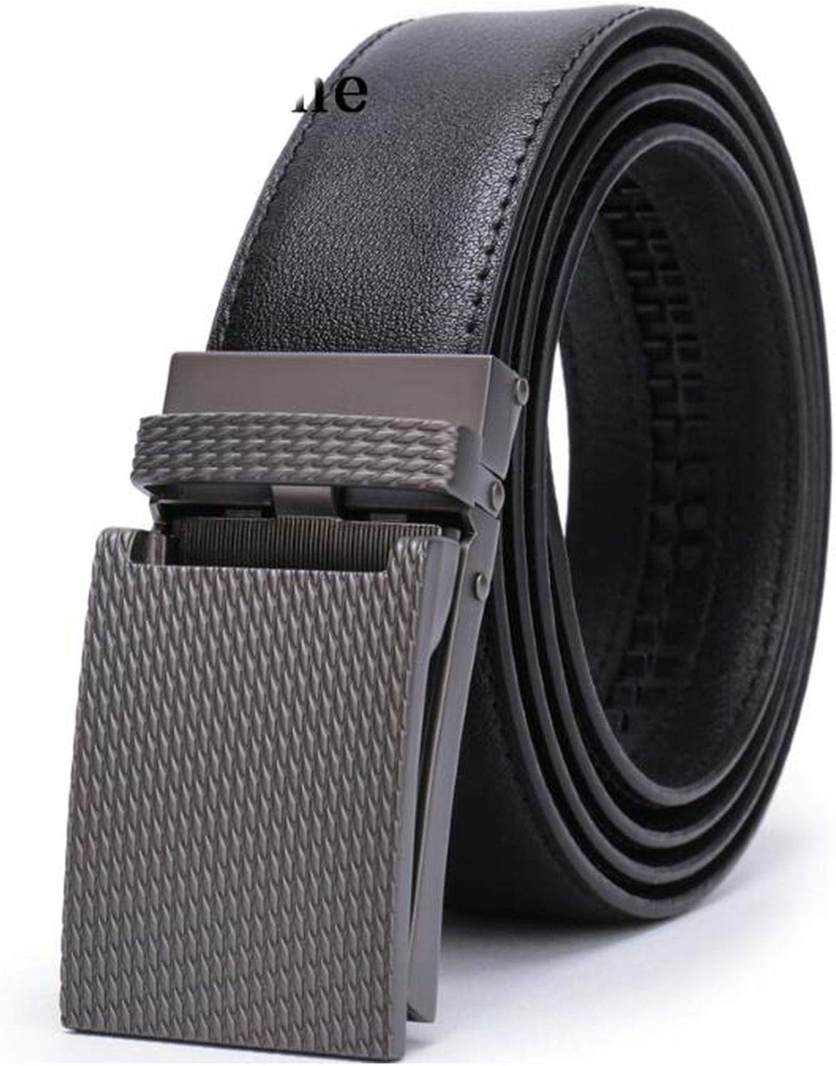 Genuine Leather belts for Men Casual Ratchet Belt with Automatic Buckle Big and Tall Belt Ceinture