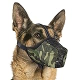 Pawfun Dog Muzzle, Soft Mesh No Barking Pet Muzzles