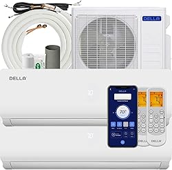 DELLA 18K BTU ODU 2 Dual Zone 12000 12000 BTU 19
