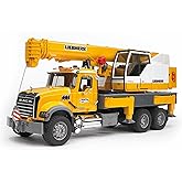Bruder 02818 Mack Granite Liebherr Crane Truck