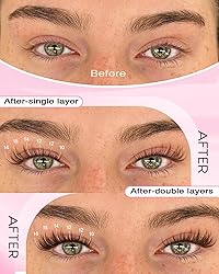 Brown Lash Clusters Kit Natural Look For Soft Glam