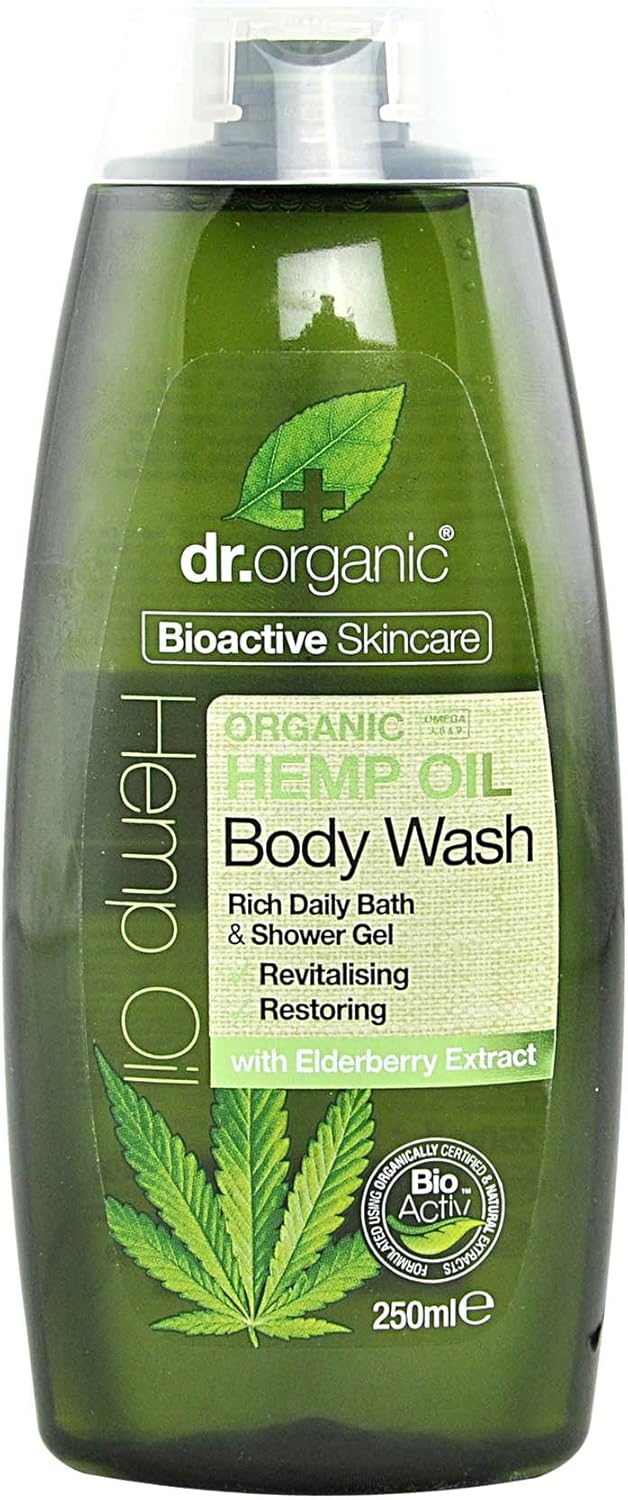DR ORGANIC Hemp Oil Body Wash, 250 ml BigaMart