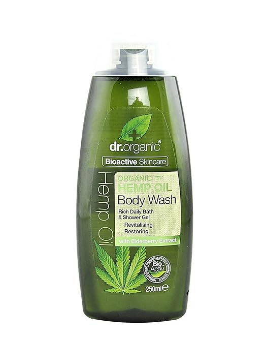 Dr Organic Hemp Oil Bath and Shower Gel, 250 ml Amazon.co.uk Beauty