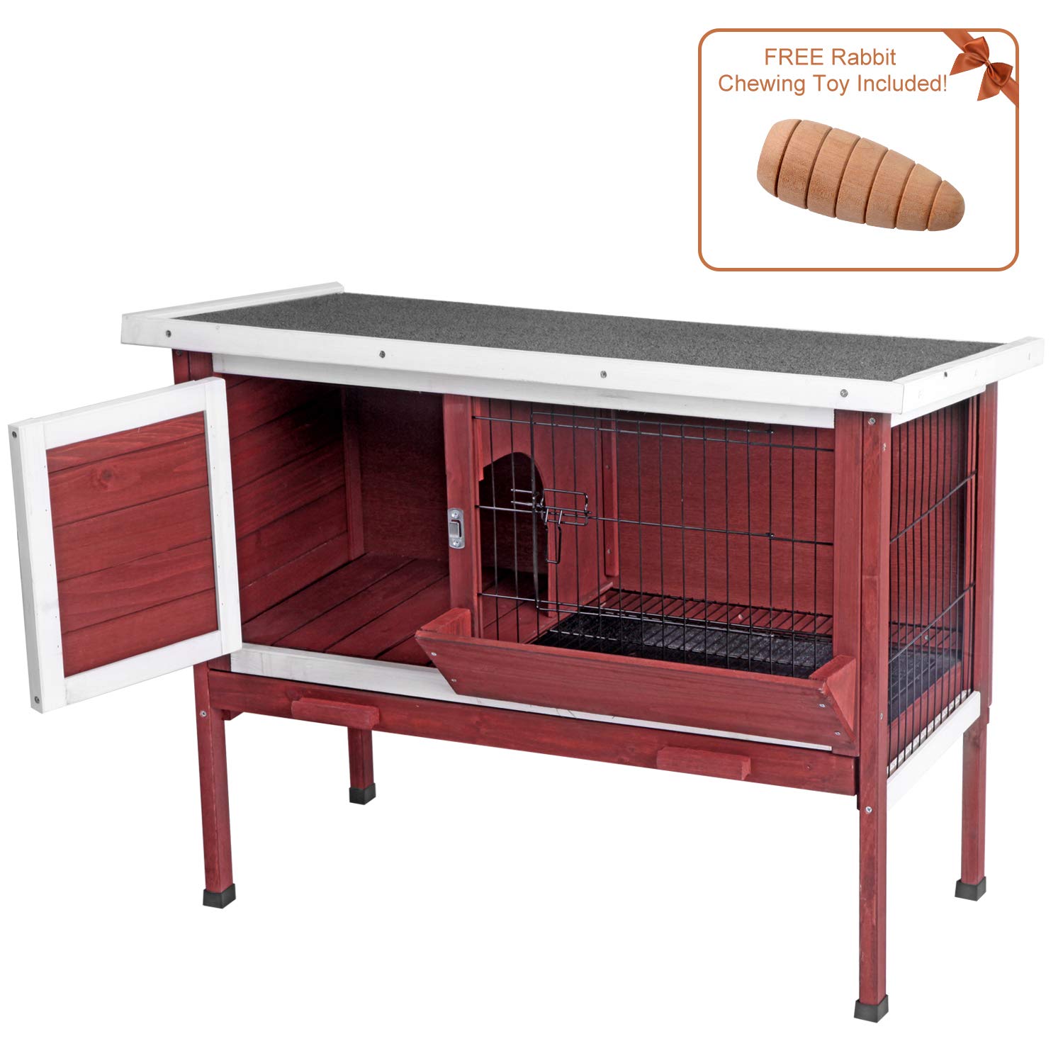 Outdoor Aivituvin Rabbit Pan Wire Metal with Upgrade Tray Leakproof