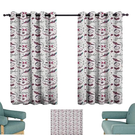 Amazon Com Paradisedecor Tattoo Bedroom Drapes Pattern With