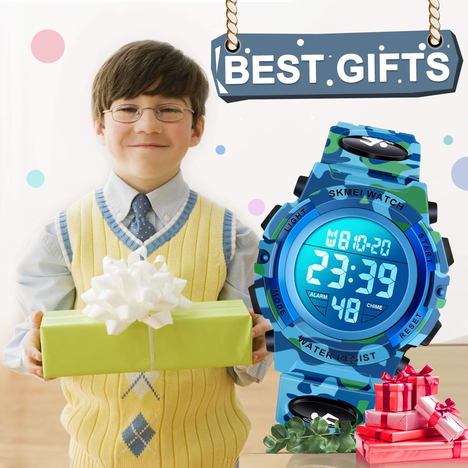 ATIMO LED 50M Waterproof Kids Digital Sport Watch - Kids Gifts