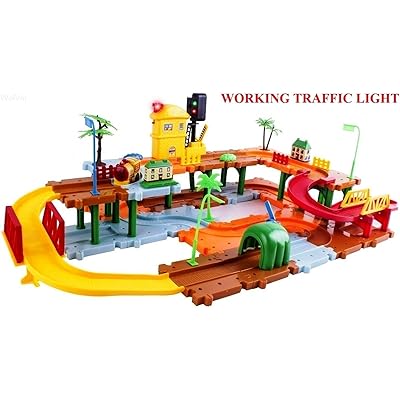 Buy WolVol Big Train Tracks Set Toy for 