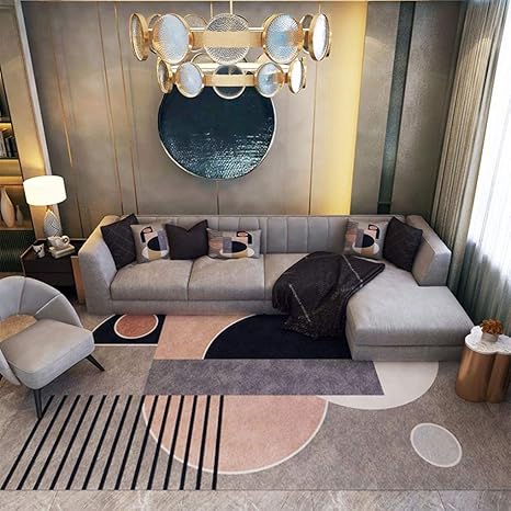 Amazon おしゃれ ラグ 6畳 カラー 絨毯 じゅうたん 北欧 モダン 幾何学 ログハウス アンティーク調 ヴィンテージ エスニック カーペット ウィルトン 青 お洒落 可愛い かわいい 北欧 長方形 厚手リビング ヨーロピアン 西洋 洋風 洋間 180 280cm ラグ カーペット