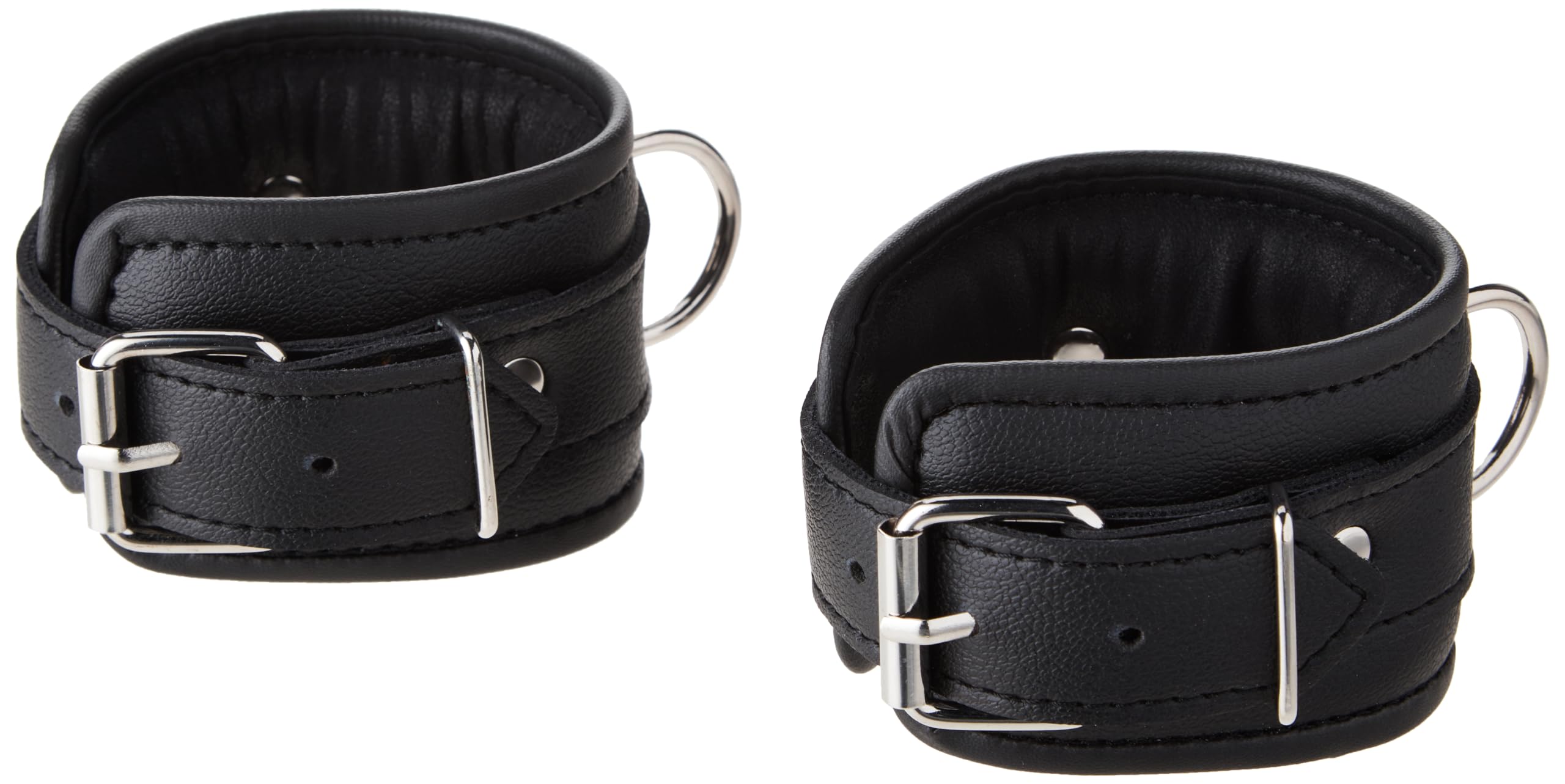 Master Series Strap Linked Bondage Wrist Cuffs