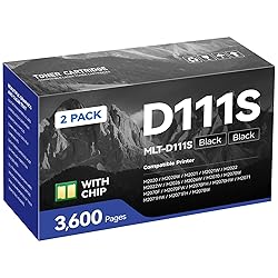 MLT-D111S Black Toner Cartridge 2-Pack High Yield