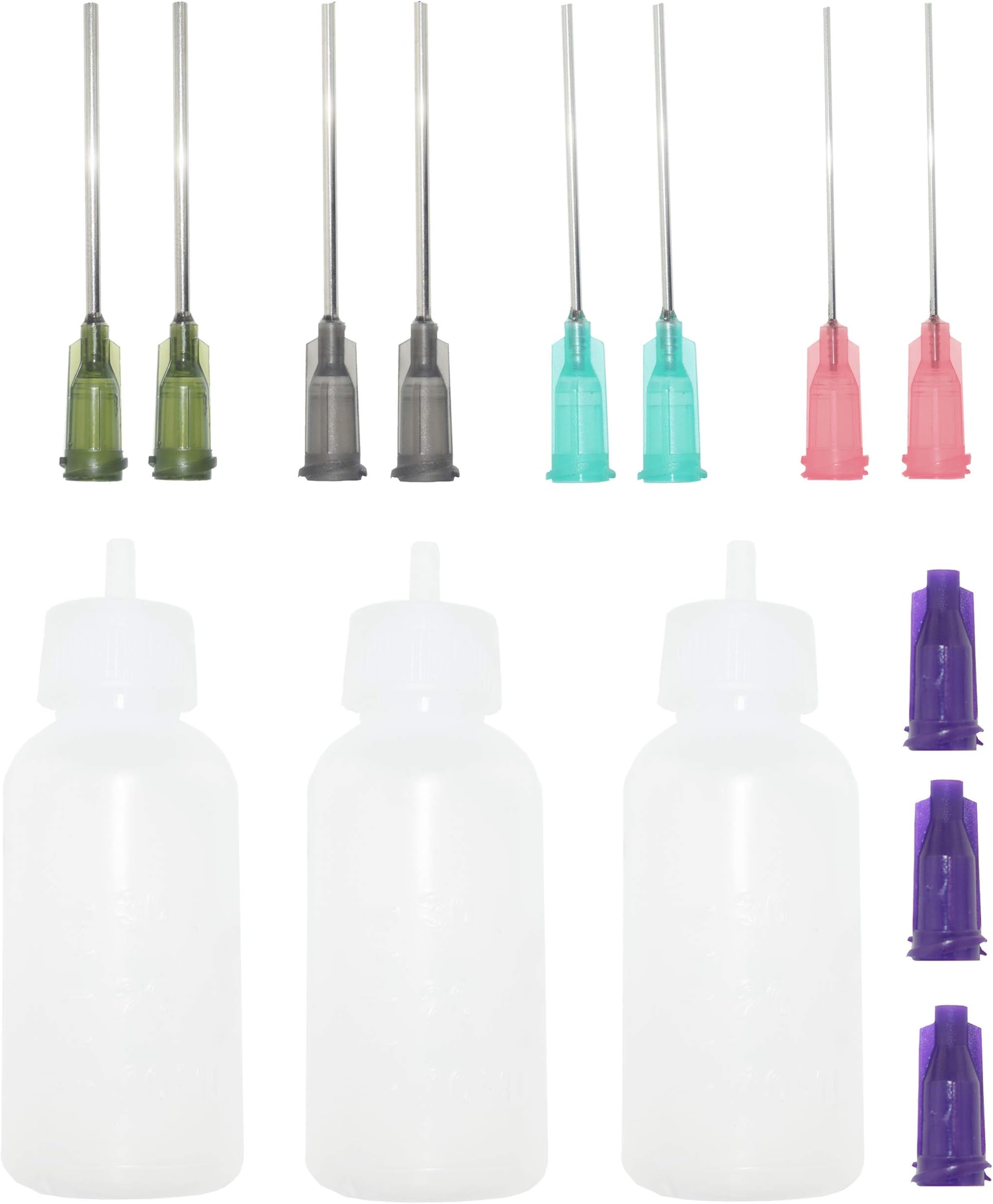 ulove prs Precision Needle Tip Applicator Bottle, Great for Precision Dispensing, 30-ml, Pack of 3