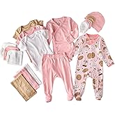 Butterblu unisex-baby Sweet Beginnings 19-piece Baby Gift Set Organic Cotton Layette Clothing in Box for Boys & Girls