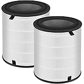 NXBHG LV-H133 Replacement Filter 2 Pack Compatible with LEVOIT LV-H133, NXBHG 3 in 1 and Activated Carbon Filter, Part No. LV-H133-RF