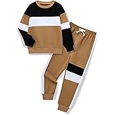 mkodopy Boys Clothes Hoodie Sweatsuits Tops and Pants Boys Fall Winter Outfits Boy Clothing Set