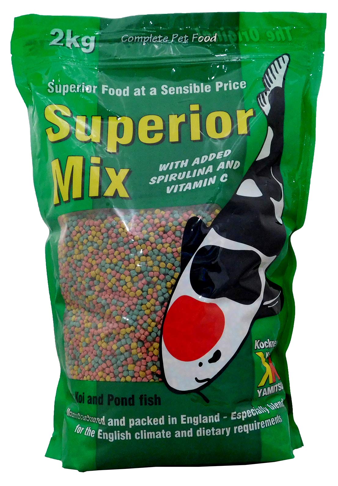 Kockney Koi Superior mix with added sirulina and vitamin C 2 KG