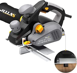 Cepilladora Eléctrico de JELLAS, 850W Cepilladora 82mm de ancho y 3mm de  profundidad, 16500 RPM Guía Paralela, Sistema de Conversión de Salida de  Polvo, Herramienta Para Trabajar la Madera, EP850-SD : Amazon.es: Bricolaje  y herramientas