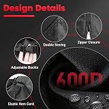Zettum Outdoor Egg Chair Cover 600D PU Waterproof Double Cocoon 173x167cm view 3