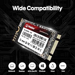KingSpec M.2 SATA SSD, 1TB 2242 SATA III 6Gbps