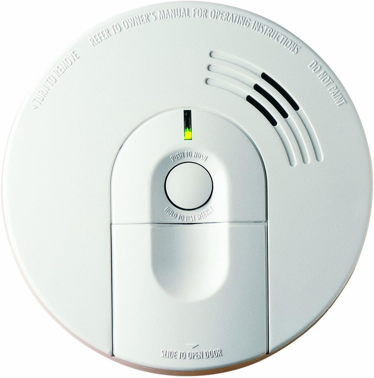 Kidde i4618 Hardwire Smoke Detector with 9V Backup and Front Load Battery Door - Smoke Detectors - 