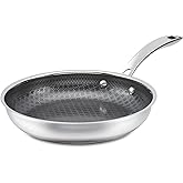 Cuisinart FusionPlus Nonstick Stainless Steel Cookware, 10-Inch Skillet with PFAS-Free PURELYSEAR Ceramic Technology, Scratch Proof, Cool Grip Handles, Dishwasher Safe, FPS22-24