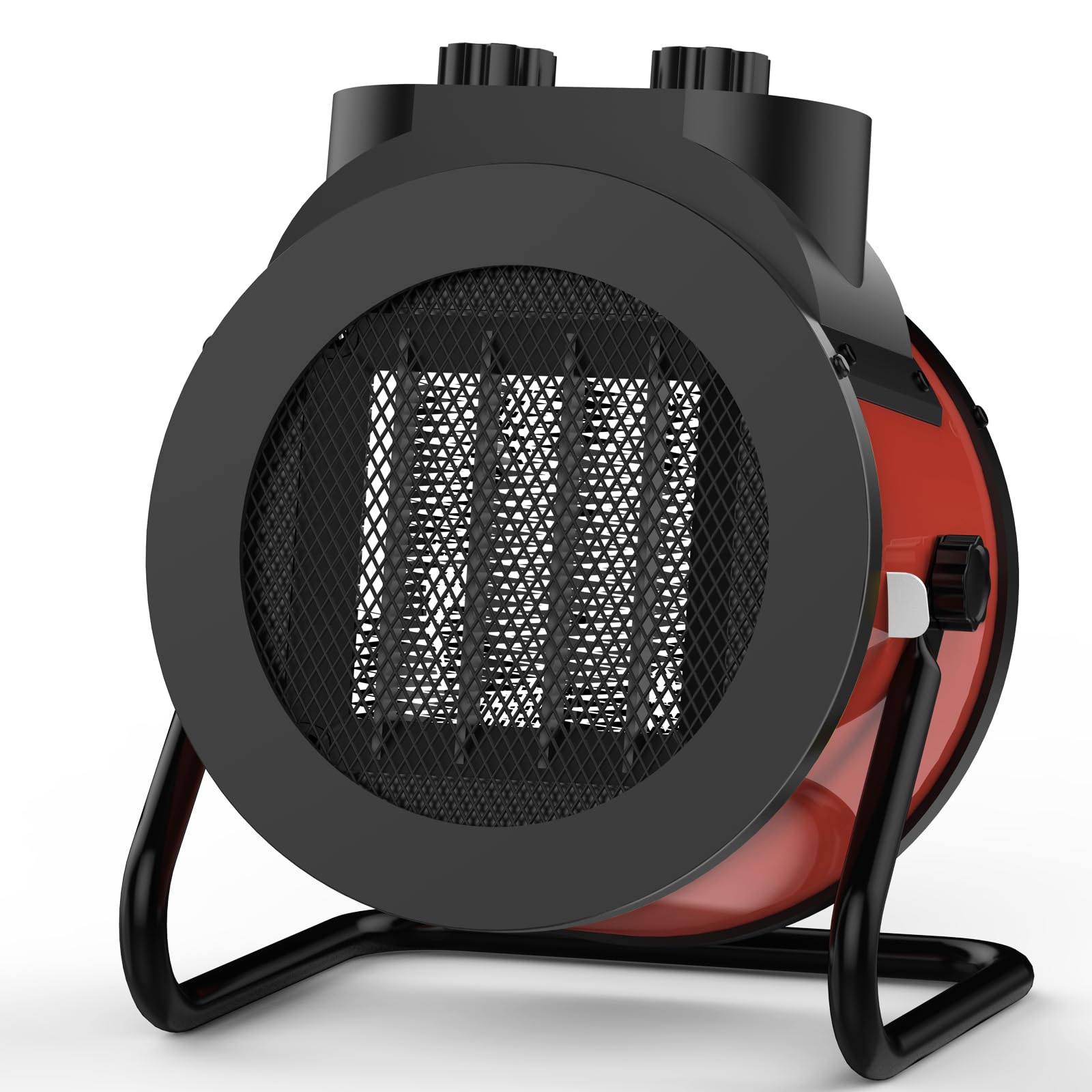 Photo 1 of 1500W Electric Space Heater with 90 Adjustable Angle, Overheat Protection, Heater for Garage, Office, Indoor Use