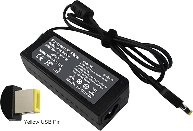 Amazon.com: BE•SELL 65W 20V 3.25A USB AC Adapter Power Charger for