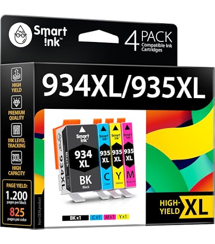 8 Cartucce Compatibili Per HP 934XL E 935XL &ndash; Nero Ciano Magenta Giallo &ndash; Per Officejet 6230 6830
