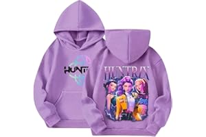 wkind olades D-Demon Movie H-Hunters Hoodie for Girls Anime Merch Graphic Casual Long Sleeve Pullover Sweatshirts Tops
