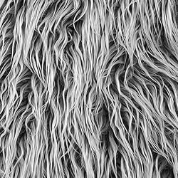 Shaggy Plush Faux Fur Fabric Precut Strips Fluffy