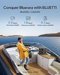 BLUETTI Portable Power Station AC240P, 1843Wh/2400W