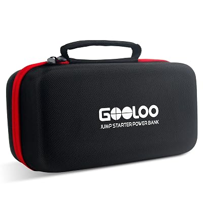 GOOLOO Eva Protection Case for GT4000 GT4000S GT6000 12V Jump Starters,Portable Hard Storage Case Car Tool Gadgets Carry Bag