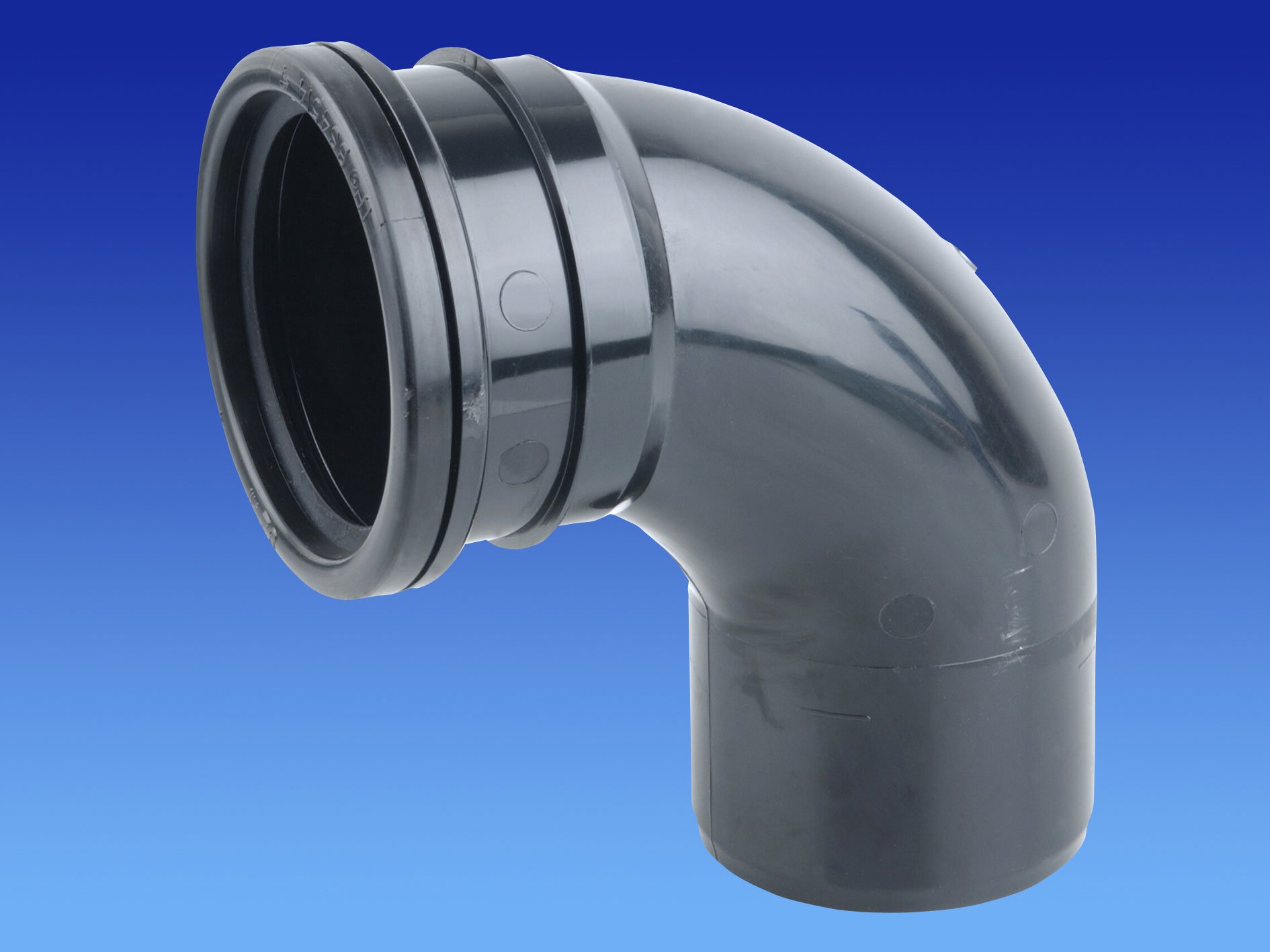 Wavin OSMA Ring Seal OSMASOIL 3S161 Black 82MM S/S Bend 87.1/2 Degree