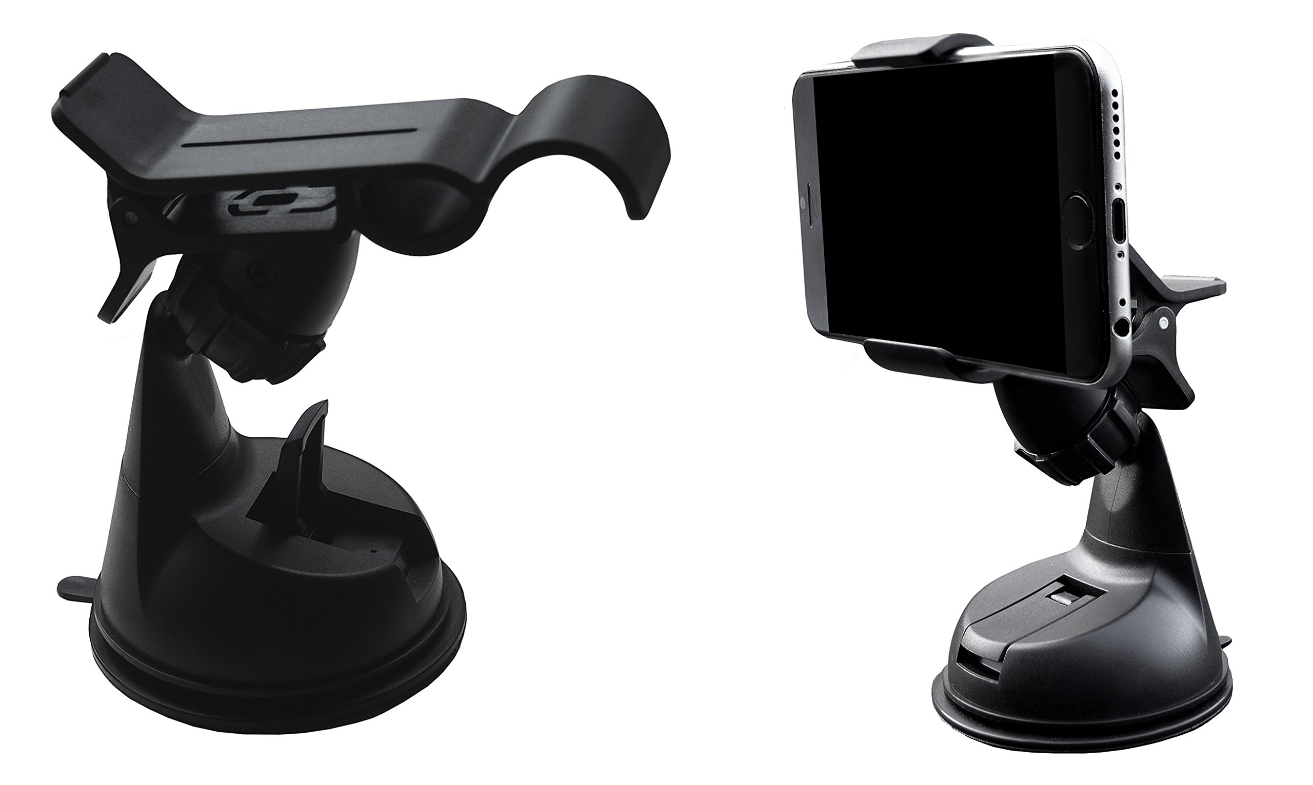 Lilware Claws Universal Car Holder for Smartphone/GPS with Extra Secure - Black/Red