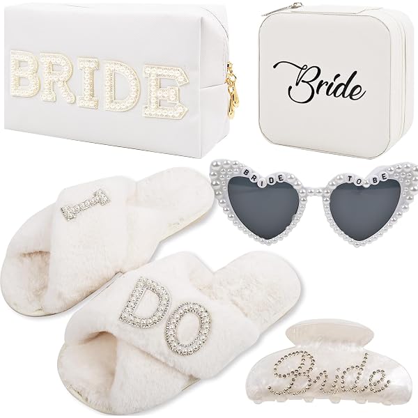Amazon.com: Blosssound 5 Pcs Bride Gifts Set Include Bride 
