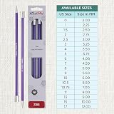 KnitPro Zing Single Pointed Needles 14 in 7.00mm Aluminium view 4