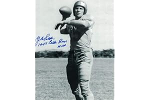 DENVERAUTOGRAPHS YA Tittle Autographed/Signed LSU 8x10 Photo Cotton Bowl MVP
