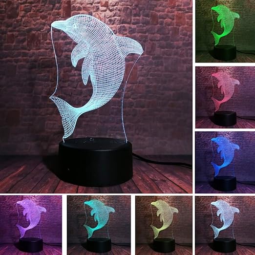 Camera Cafe Regali Di Natale.Bfmbchdj Simpatico Delfino 7 Colori Dimmer Letto Camera Da Letto Tavolo Scrivania Cafe Decorazioni Per La Casa Cartoon Bambino Bambino Natale Regali Di Compleanno Giocattolo Amazon It Illuminazione