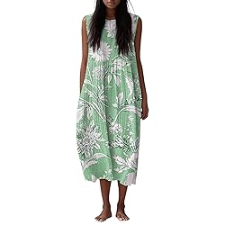 Beach Dresses for Women Summer Fall Cotton Linen
