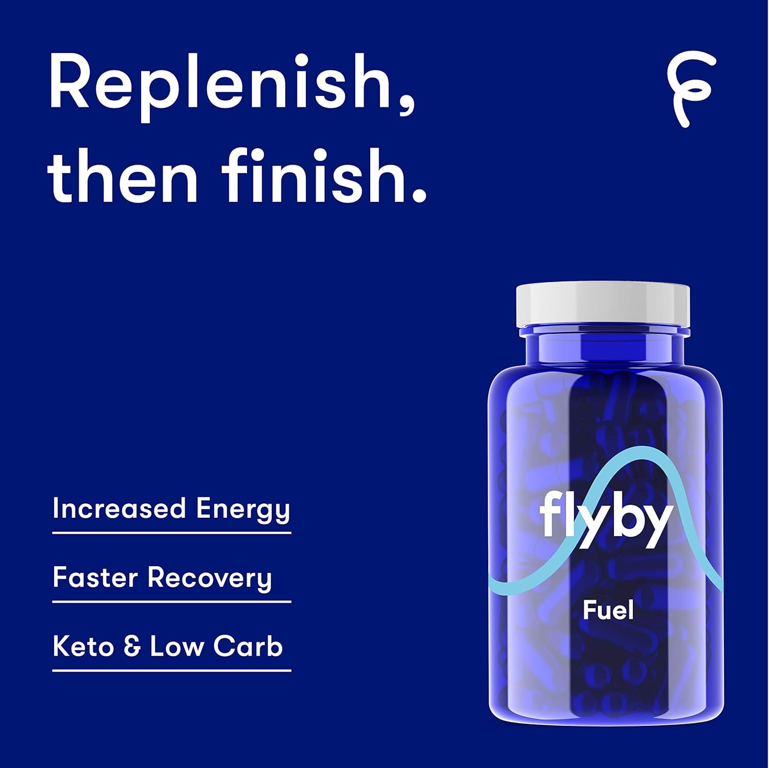 Flyby Electrolyte Replacement Tablets - Pills & Capsules for Rapid Rehydration, Recovery, Keto & Cramps - Salts, Magnesium, Potassium, Sodium - Paleo, Keto & Vegan Friendly - 100 Capsules: Health & Personal Care