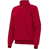 Antigua Womens Victory Quarter Zip Pullover