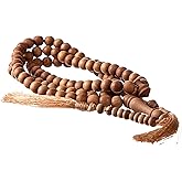 Nusantara Shop Sandalwood Tasbih 99 8mm - Islamic Prayer Beads, Tasbeeh, Muslim Rosary, Masbaha, Misbaha, Tesbih, Tespih, Dhikr, Zikr, Sibha, Muslim Mala, Worry Beads, Prayer Counter