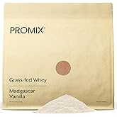 ProMix Nutrition Whey Protein Powder, Vanilla - Grass-Fed - ­Post Workout Fitness & Nutrition Shakes, Smoothies, Baking & Cooking Recipes - Gluten-Free & Keto-Friendly - 2.5 Pound (Pack of 1)