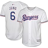 Outerstuff Josh Jung Texas Rangers MLB Kids Youth 8-20 White Home Player Jersey
