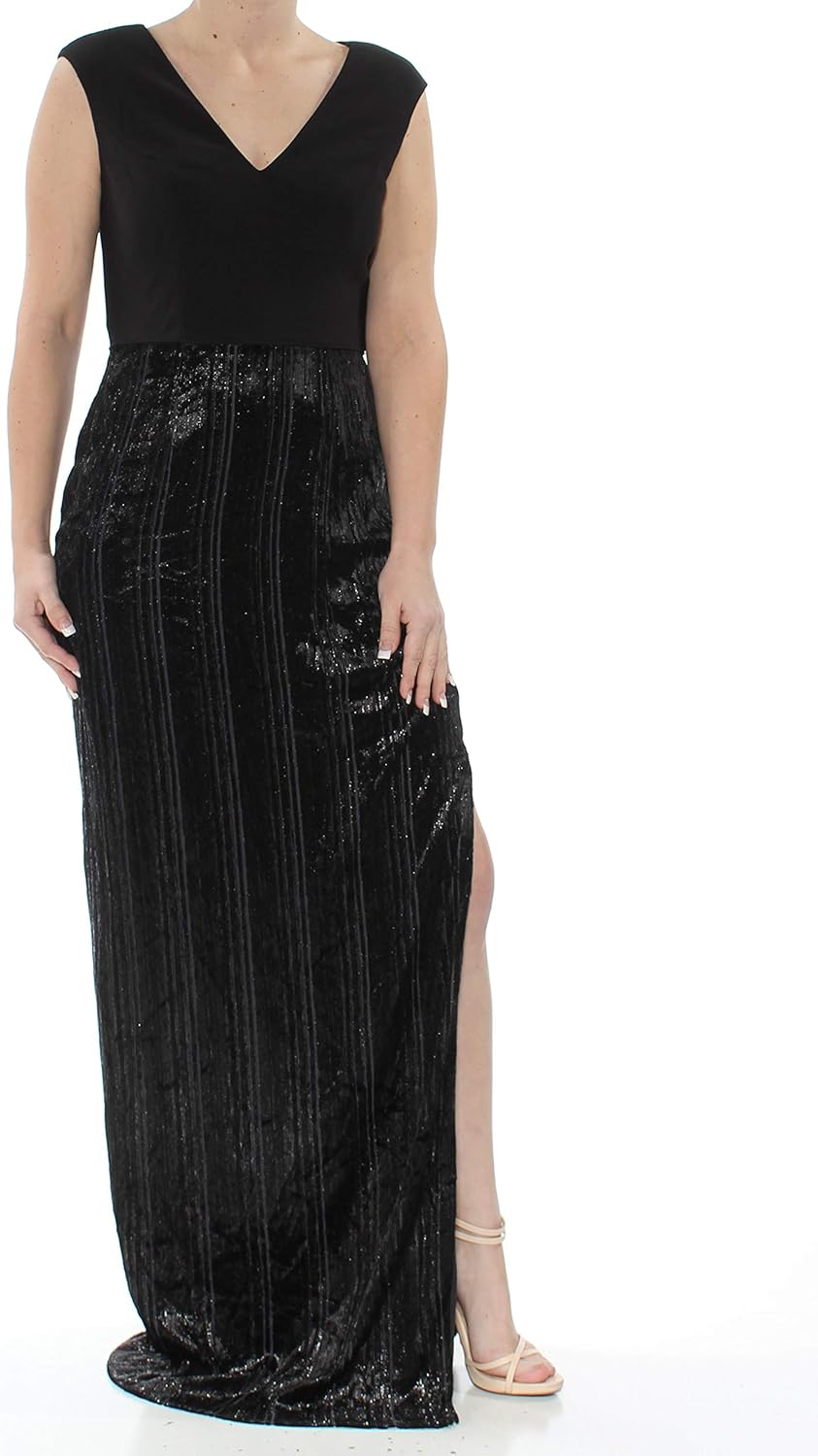 black velvet evening dress