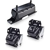ENA Front Engine and Trans Mount Set Compatible with Chevy GMC Cadillac 2007-2013 Silverado Sierra 1500 5.3L 6.0L 6.2L 4WD Auto Trans Engine Replacement for A2638 A5365 A5365