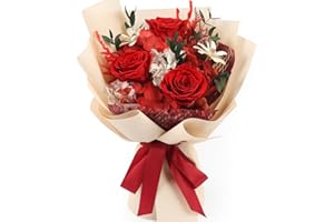 TYL&TYS Flowers for Delivery Prime Real Preserved Flower Bouquets That Last 3-5 Years Forever Flowers Bouquet Mothers Day Gifts for Mom Anniversary Birthday Gift for Her Women Mom Grandma Wife Friends